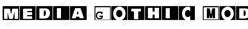 media Gothic Modified字体转换